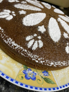 Una foto de Torta húmeda de café y chocolate