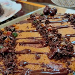 A picture of Choco Mango Cake.