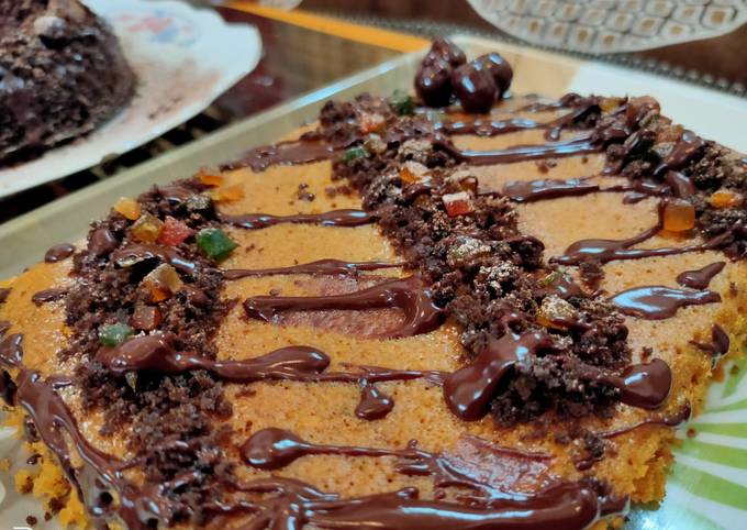 Recipe of Quick Choco Mango Cake