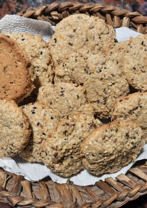 Una foto de Galletas de avena, naranja y semillas: facilísimas y deliciosas!