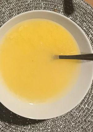 A picture of Sweetcorn soup (5min).