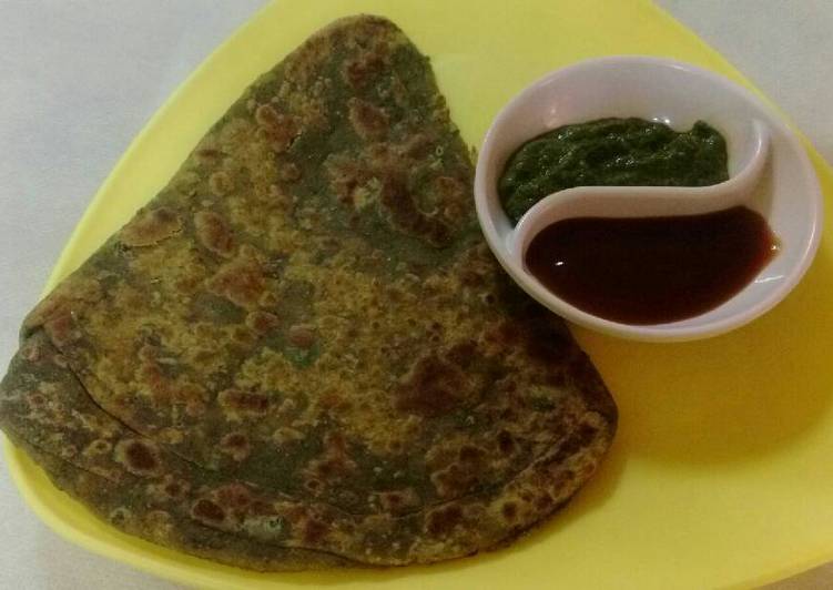 Easiest Way to Make Homemade Coriander Paratha