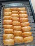 Cypriot Galaktoboureko Rolls
