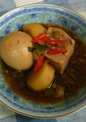 Foto resep 8#Semur Telur, Tahu & Kentang