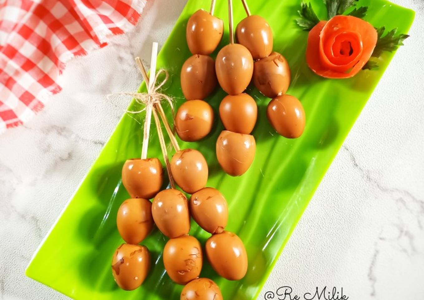 195. Sate Telur Puyuh