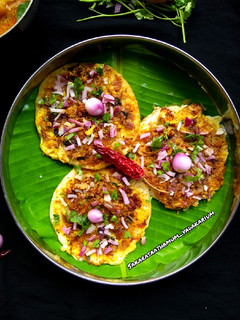 மதுரை கொத்து கறி தோசை- பச்சரிசியில் செய்தது (Kothu kari dosai recipe in tamil) செய்முறை முக்கிய புகைப்படம்