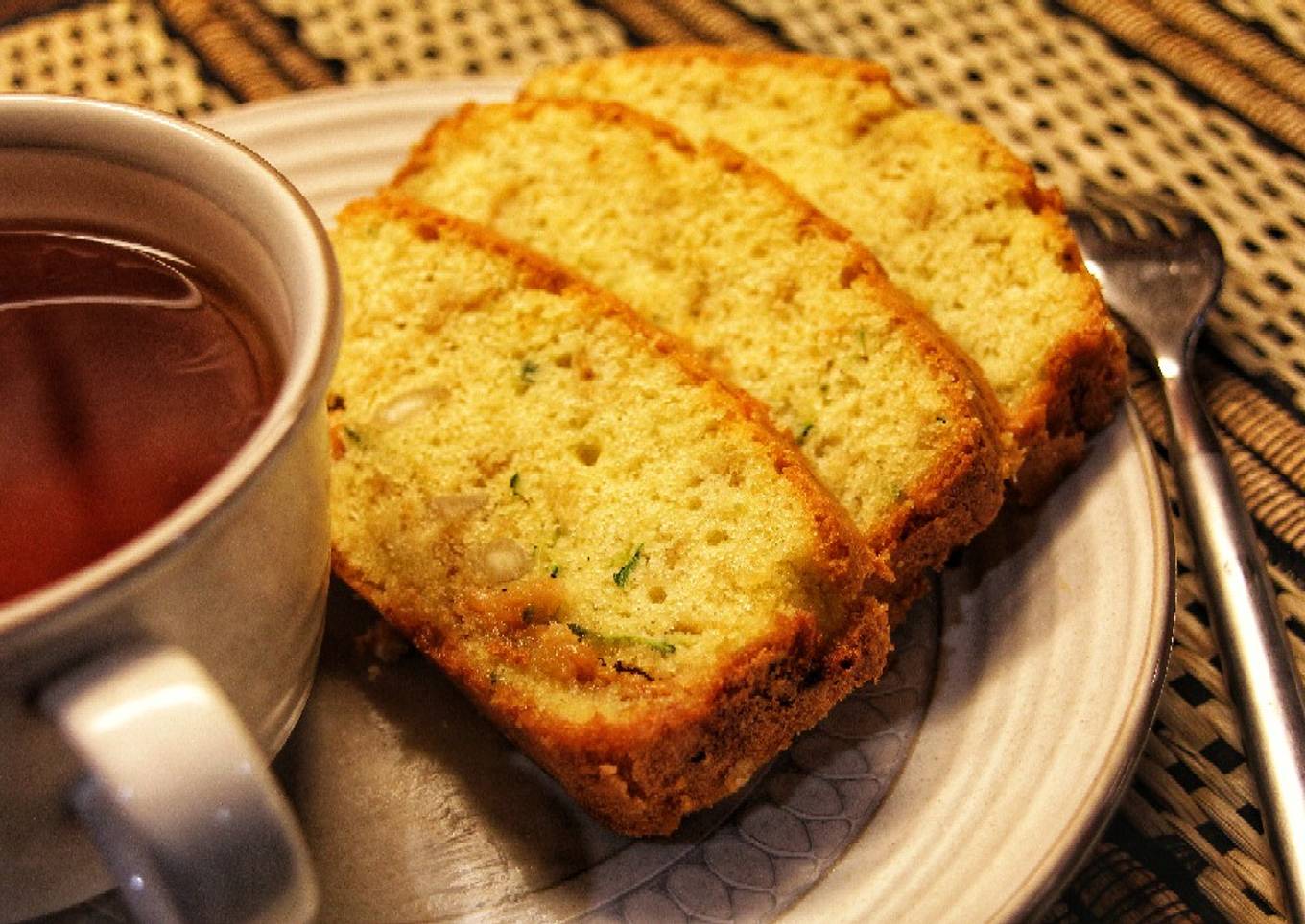 Pepper mint, zucchini & apple bake
