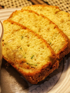 A picture of Pepper mint, zucchini & apple bake.
