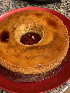 Una foto de Flan casero espectacular