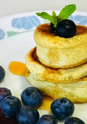 A picture of   Fluffy Japanese Pancakes (whole Wheat).