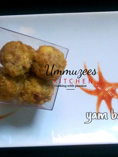 A picture of Yam Balls.