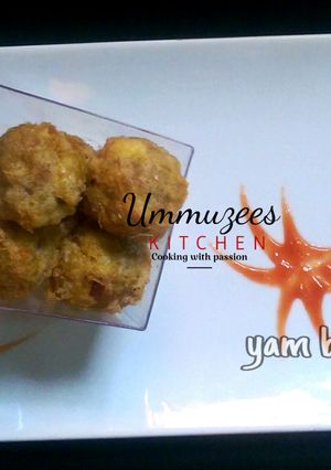 A picture of Yam Balls.