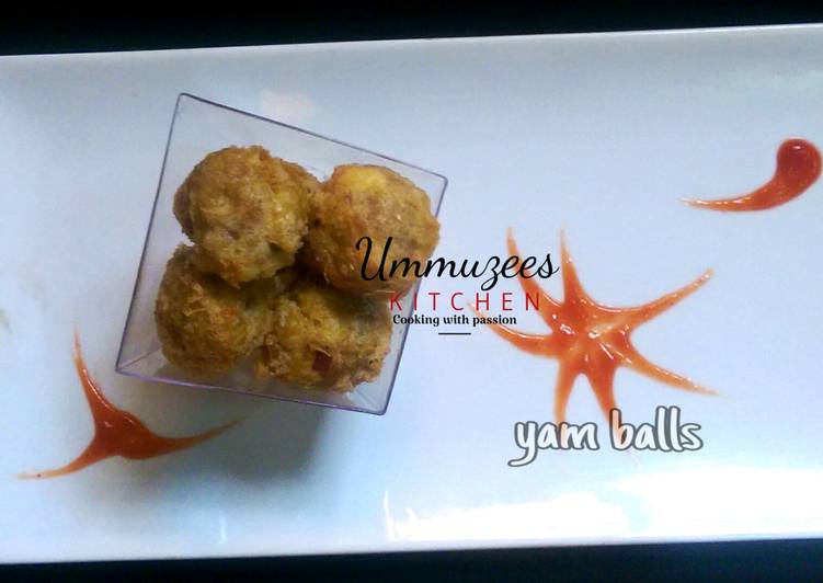 Steps to Prepare Award-winning Yam Balls