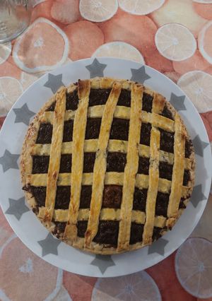 Una foto de Coca de chocolate