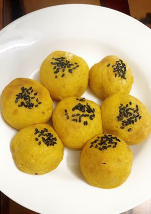 Hình của món Bánh khoai lang mật NCKD.