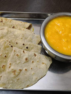 A picture of Chapti with Aamras.