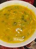 Sopa cremosa de legumes com frango