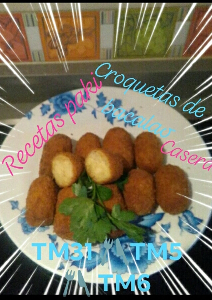 Una foto de Croquetas de bacalao💠 paso a paso 🍴con Thermomix5 💠