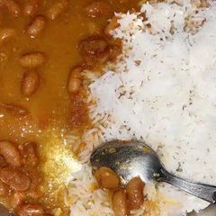 Rajma chawal A picture of Rajma chawal.