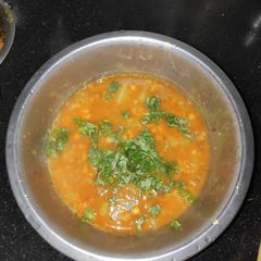 A picture of Ghiya chana dal.