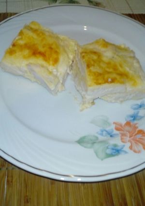 Sajtos csirkemell recept fotója
