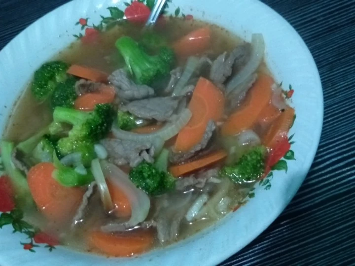 Langkah Gampang Menyiapkan Resep Brokoli cah sapi yang Bikin Ngiler Anti Ribet, Lezat Sekali