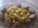 Albóndigas con papas