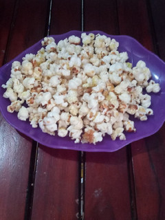Foto resep Popcorn rasa leci homemade