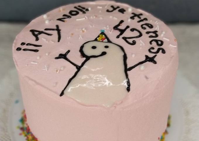 Meme cake flork  Pasteles divertidos, Mini pasteles, Tortas temáticas