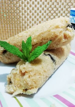 Una foto de Envueltos dulces de maíz, queso y uvas pasas 🍇 🌽 🧀