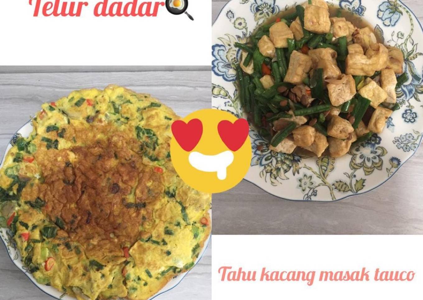 Telur & tahu masak tauco