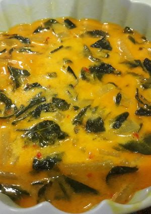 Foto resep Gulai Daun Katuk + Labu siam