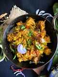 Echorer Muri Ghonto (Green Jackfruit Cooked with Basmati Rice - Bong Style)