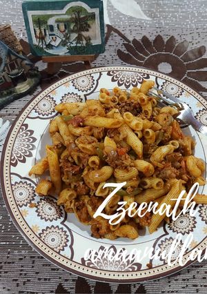 A picture of Mixed Mutton Mince Pasta.
