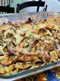 Gratin de fenouils et aubergine au pesto et parmesan