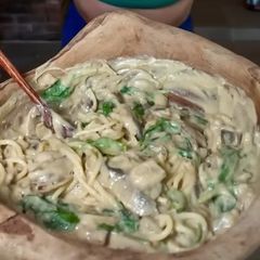 A picture of Creamy Cheese Weight Loss Pasta.