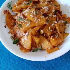 A picture of Navalkol sabzi(German turnip).