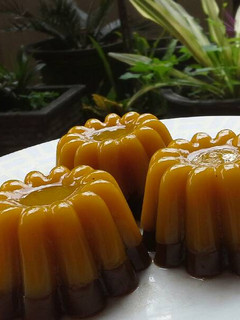 Foto resep Puding Labu Kuning lapis Coklat