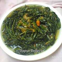 A picture of Tumis Kangkung Rebon.