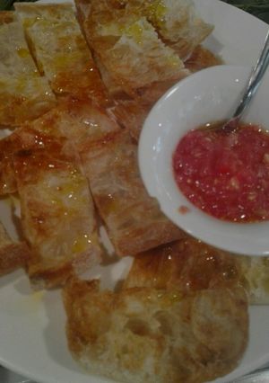 Una foto de Bocadillo, botana, tapa de jamón Ibérico