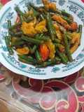 Oseng pario kacang panjang