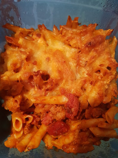 Una foto de Macarrones gratinados
