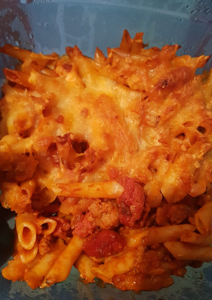 Una foto de Macarrones gratinados