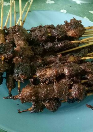 Foto resep Sate Sapi Pedas Bumbu Matang