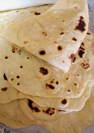 صورة لوصفة خبز التورتيلا