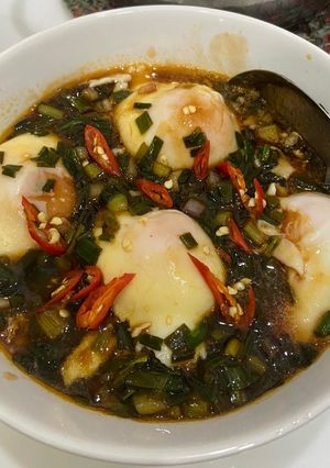 Hình của món Trứng kho tương.
