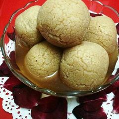 A picture of Jaggery Rasgulla.