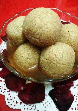 A picture of Jaggery Rasgulla.