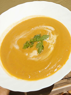 A picture of Roasted pumpkin soup.