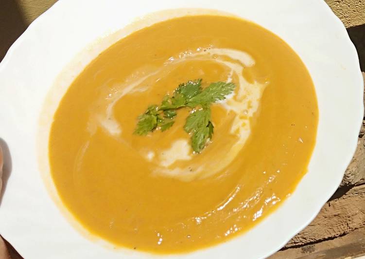 Simple Way to Cook Appetizing Roasted pumpkin soup